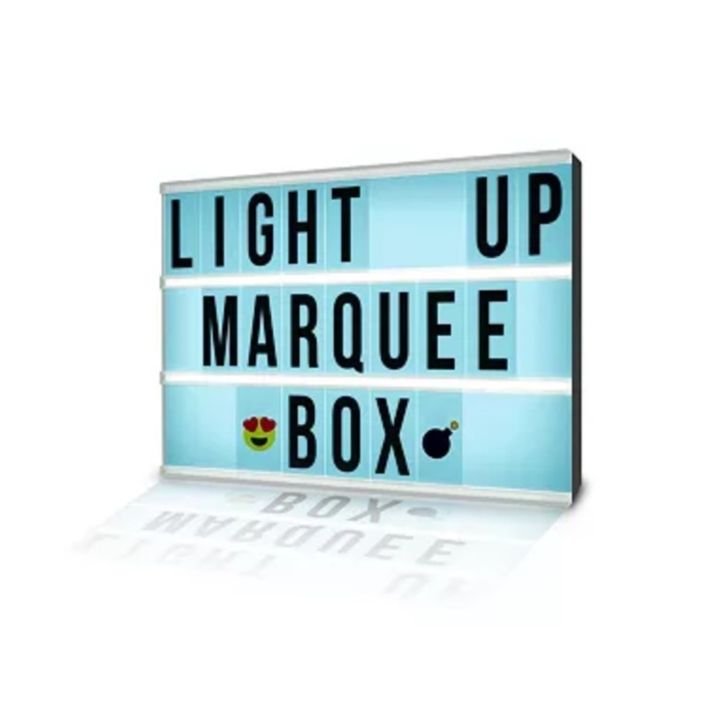 Light up sign box